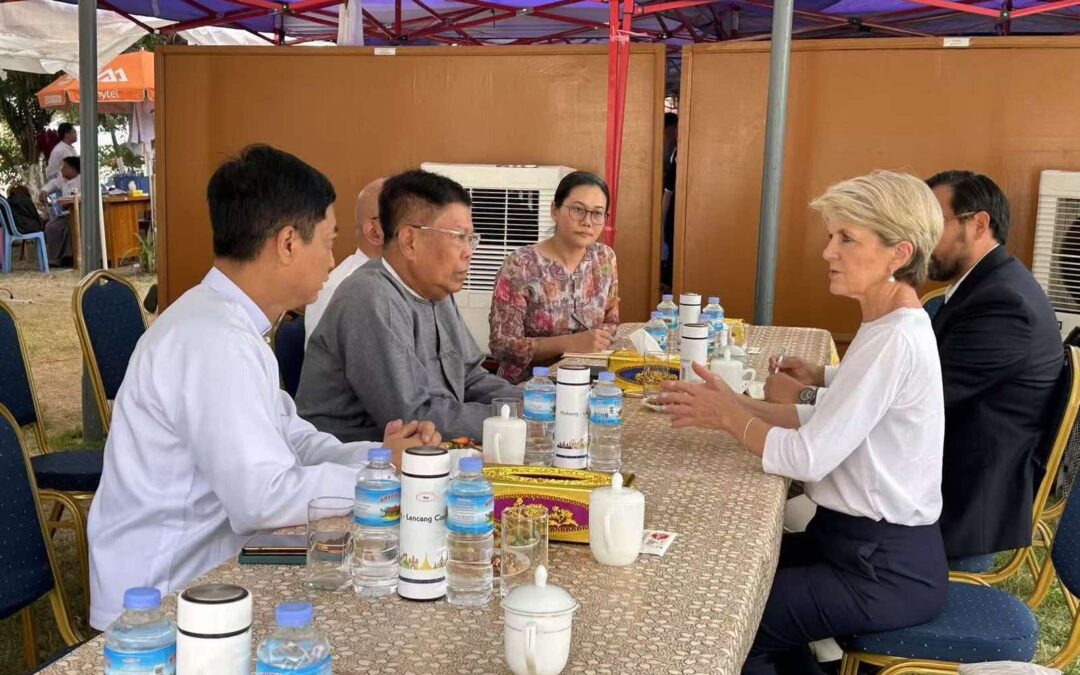 UN, Myanmar Step Up Quake Relief Talks as FM U Than Swe Meets Special Envoy Julie Bishop